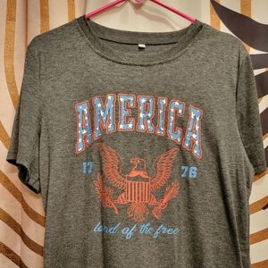 Grey "America" Shirt